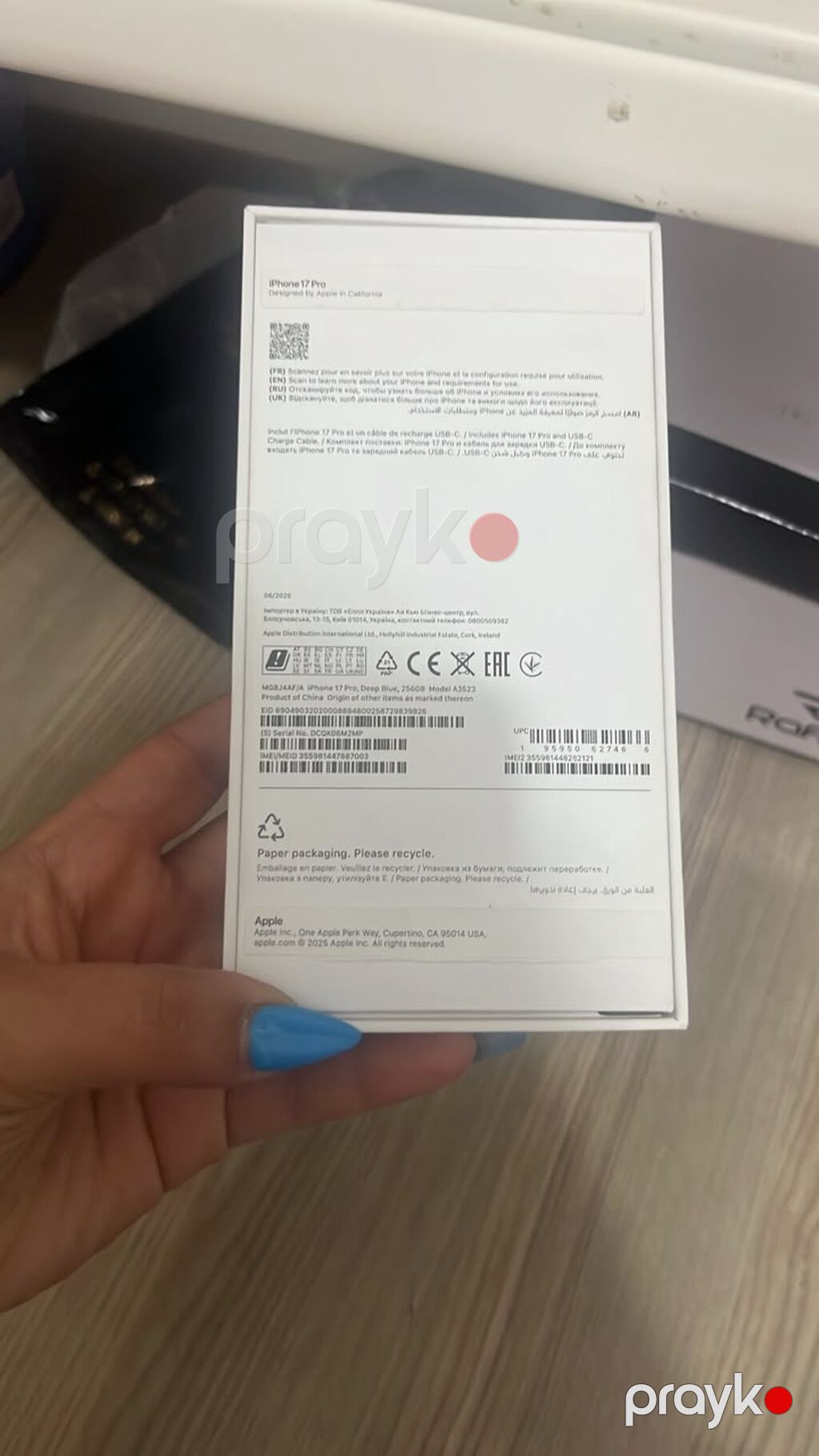 IPhone 17 Pro, 256 GB, Göy — Apple iPhone, Şamaxı (3)