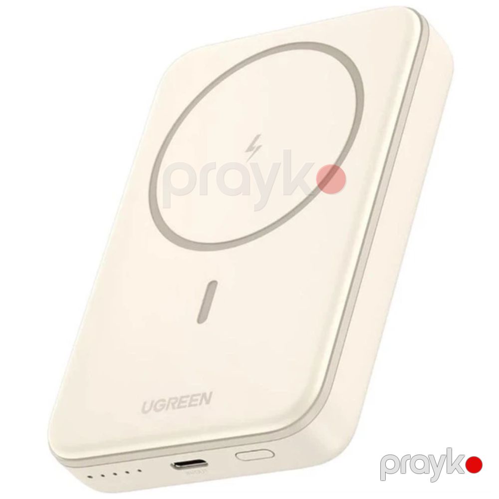 Power Bank Ugreen 10000 mAh Magnetic PB561_25208 Beige — Powerbank-lər, Bakı (2)