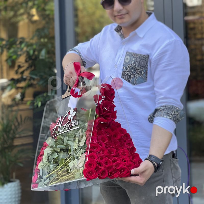 Çantada Qızılgüllər - code:5073 — Bayram məmulatı, Bakı (3)