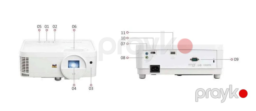 Proyektor ViewSonic LS500WHe — Səs texnikası, Bakı (10)