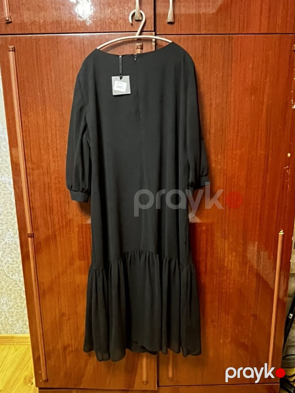 Qara uzun don – Ngreal 13418 (etiketdə “Elbise”, ölçü: 48) - Rəng — Axşam paltarları, Masazır (2)