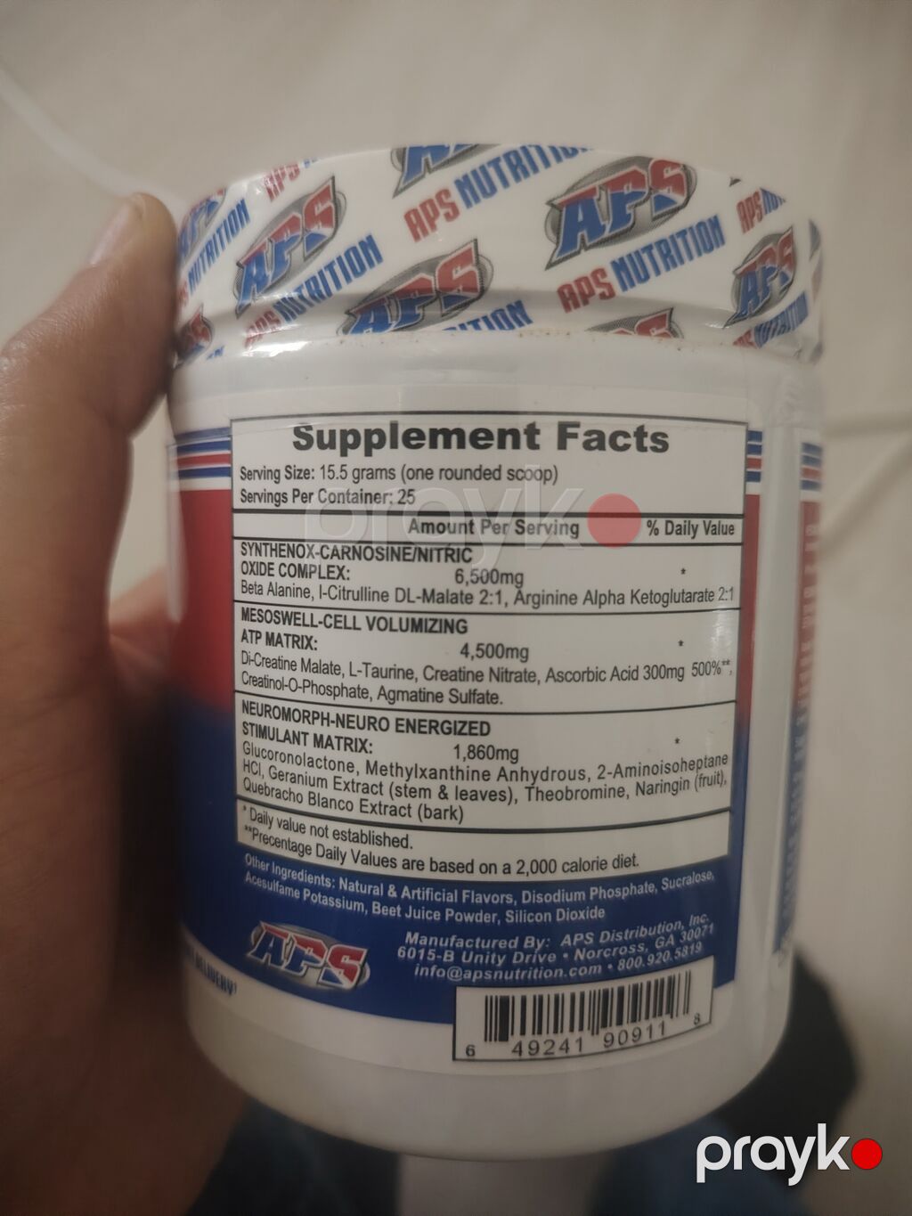 APS Nutrition Mesomorph – güclü pre-workout kompleksi Məhsul — İdman qidası və əlavələr, Bakı (2)