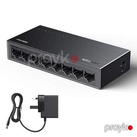 Ugreen 8-portlu Ethernet şəbəkə switch Yeni - 8 ədəd RJ45 portu ilə — Bakı
