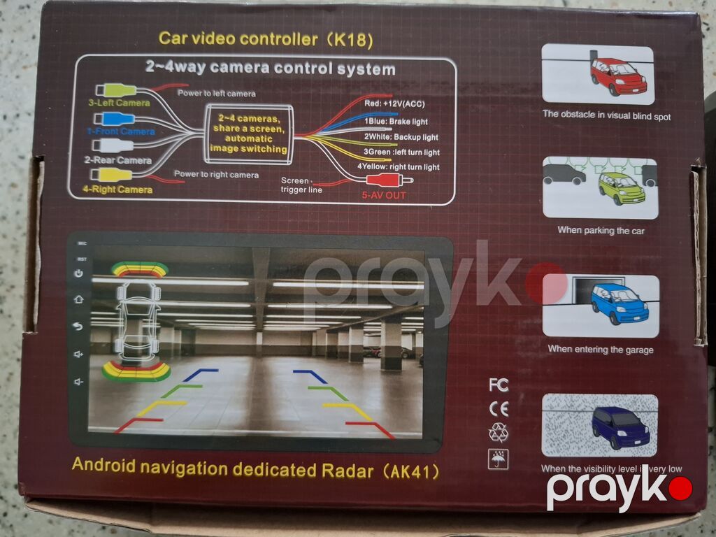 Avtomobil üçün Park Radar Sistemi – 4 sensorlu, LED displeyli.Qara və — Digər, Lənkəran (5)