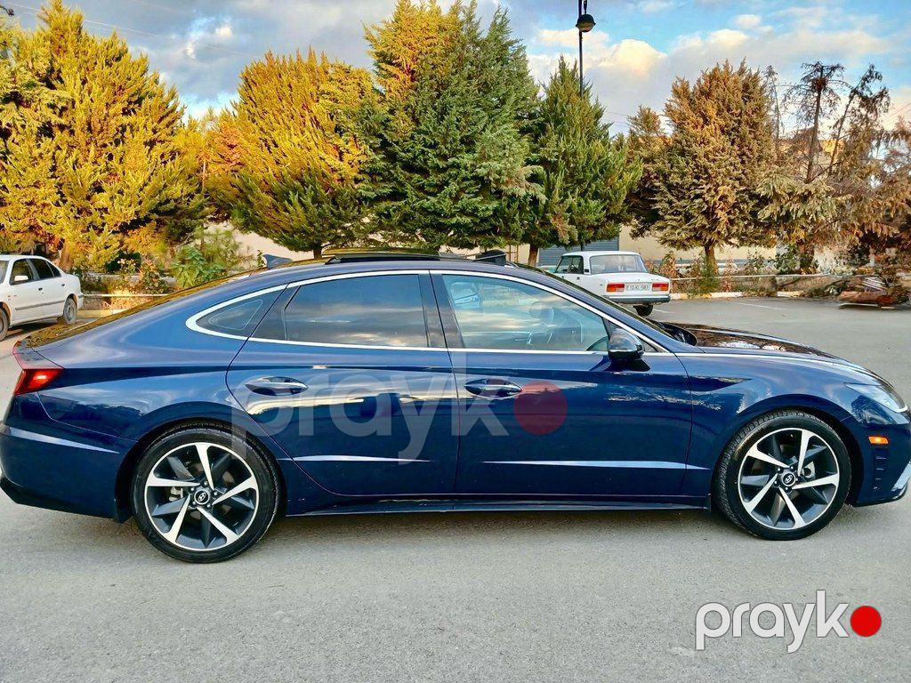 Hyundai Sonata, 1.6 L, 2022 il, 61 000 km — Avtomobillər, Bakı (9)