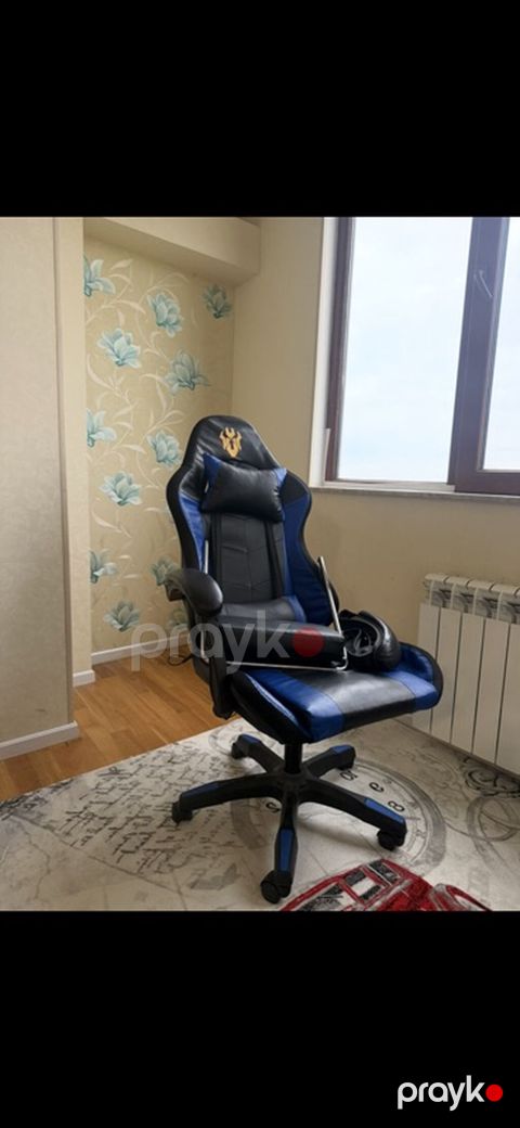 Gaming/ofis kürsüsü – mavi/qara - Ergonomik dizayn: yüksək arxa — Bakı