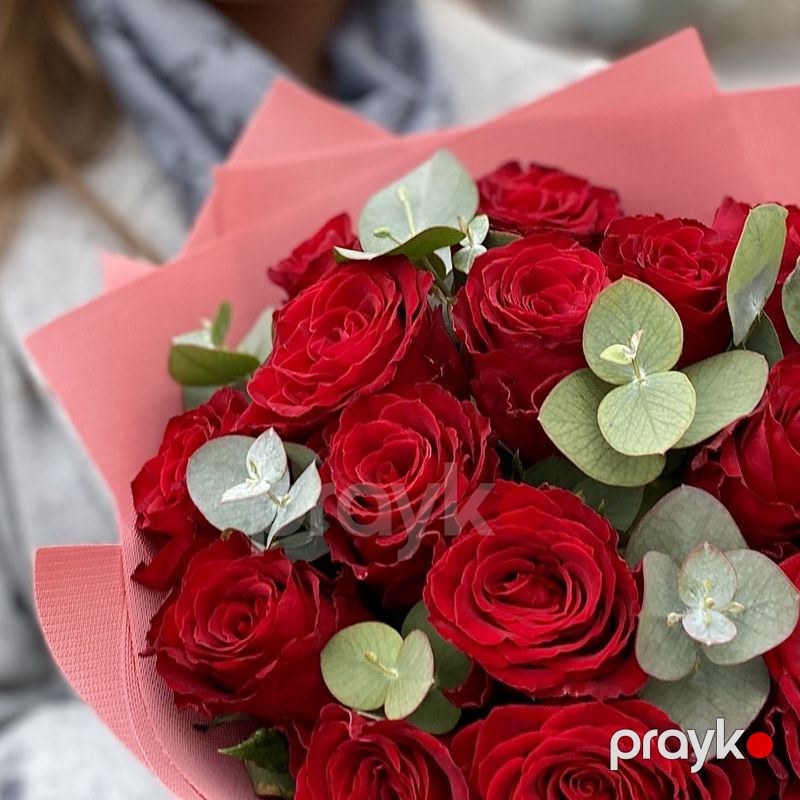 15 Qırmızı Qızılgül - code:5072 — Bitkilər, Bakı (4)