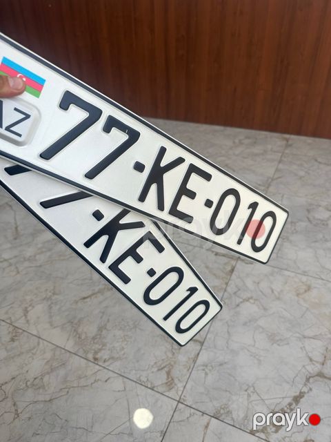 Avtomobil qeydiyyat nişanı - 77-KE-010 — Bakı