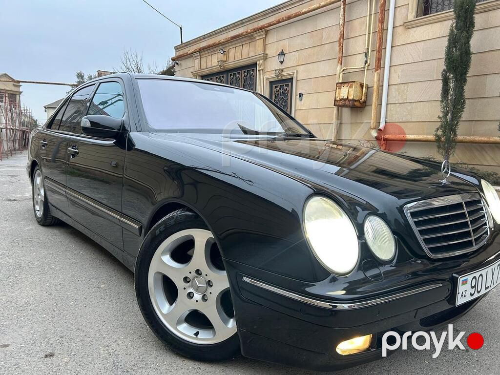 Mercedes E 320, 3.2 L, 2000 il, 295 000 km — Avtomobillər, Bakı (5)