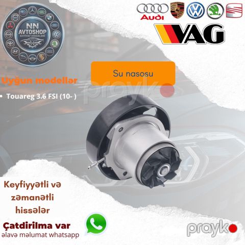 Volkswagen Tuareg 3.6TFSI su nasosu pompası — Bakı