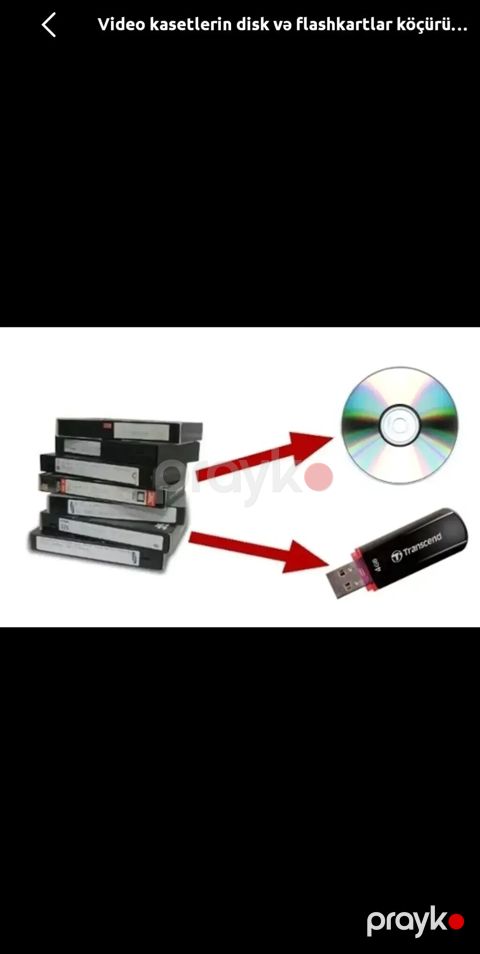 Xidmət: Köhnə videokassetlərin rəqəmsallaşdırılması - VHS və digər — Bakı