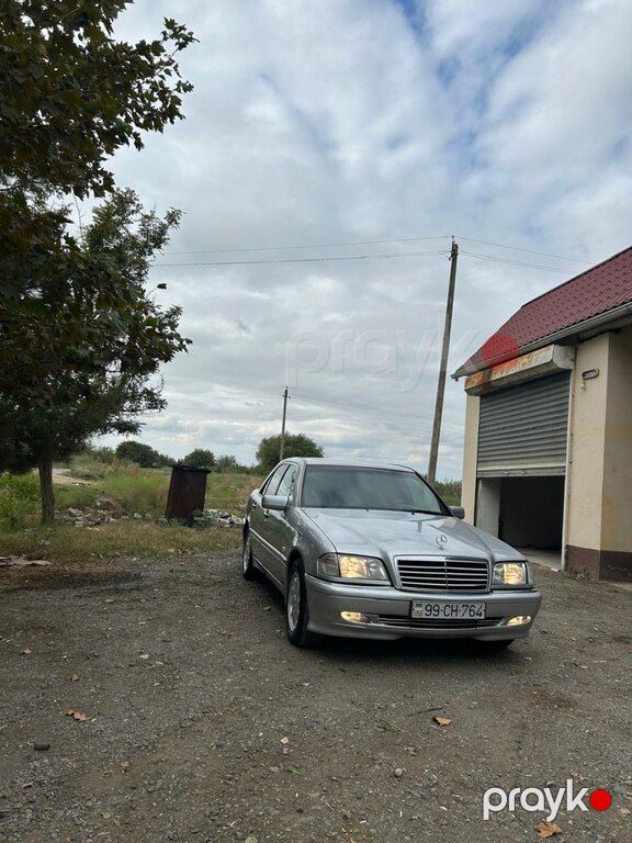 Mercedes C 180, 1.8 L, 1999 il, 401 110 km — Avtomobillər, Biləsuvar (3)