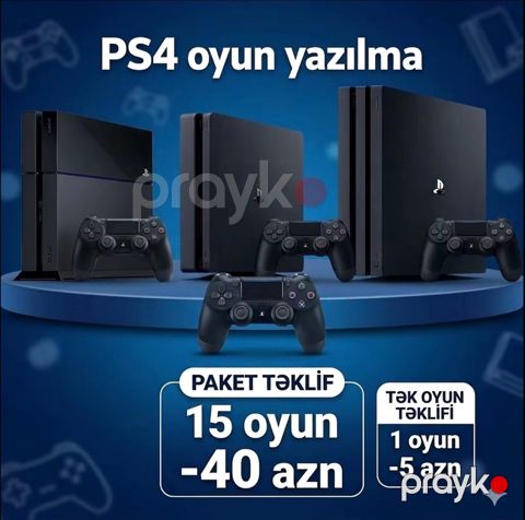 PS4 üçün oyunların yazılması — Bakı
