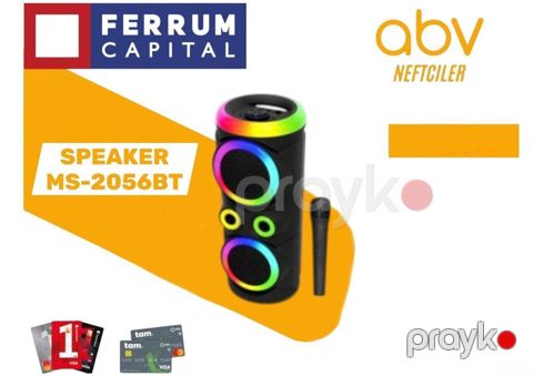 Portativ dinamik MS-2056BT Kalonka DJ tədbirləri və karaoke üçün — Bakı