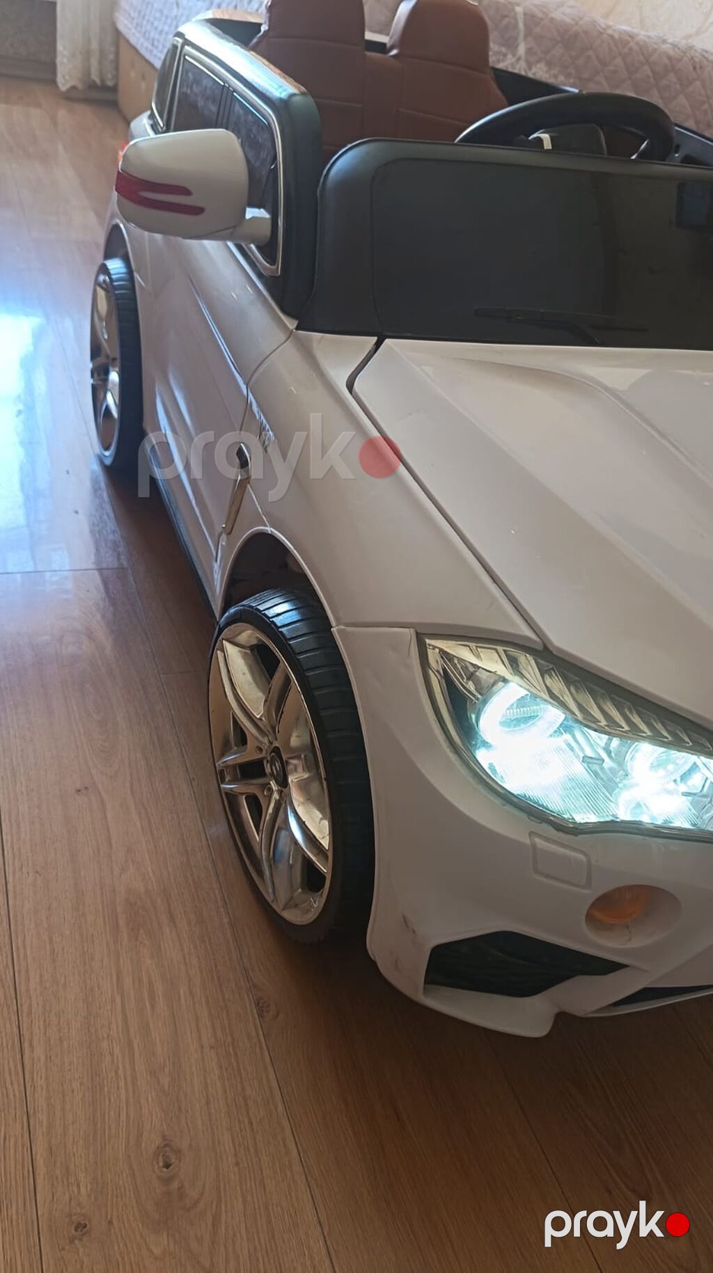 Uşaq üçün avtomobil – BMW üslublu, nömrə HJ-1588, arxa hissədə “X5 M” — Uşaq avtomobilləri, Bakı (8)