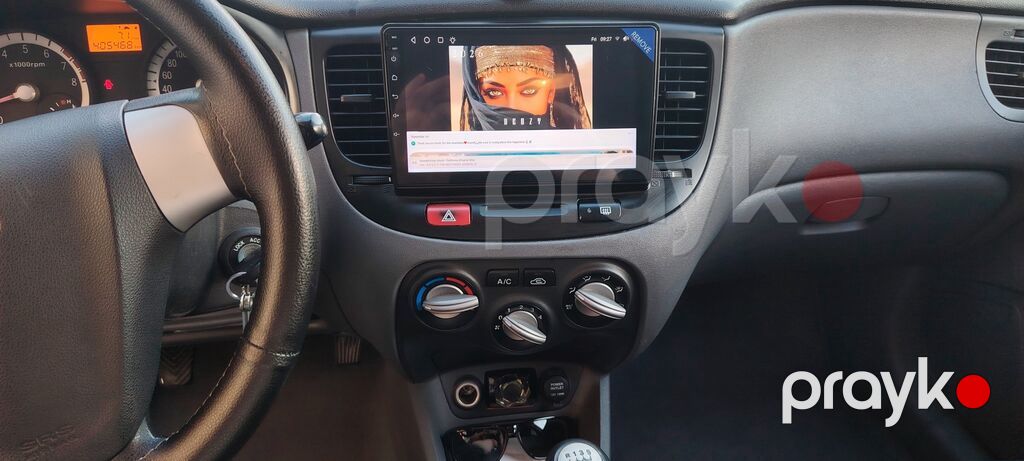 Kia Rio hatchback - Gümüş rəngli kuzov, 5 qapı - Mexaniki sürətlər — Avtomobillər, Quba (4)