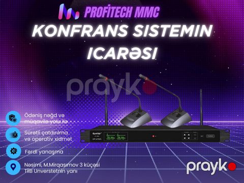 Masaüstü mikrofonların icarəsi — Bakı