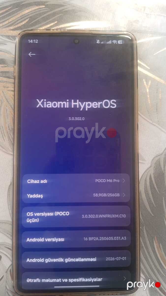 Xiaomi Poco M6 Pro Purple 256GB/8GB — Smartfonlar, Şirvan (3)