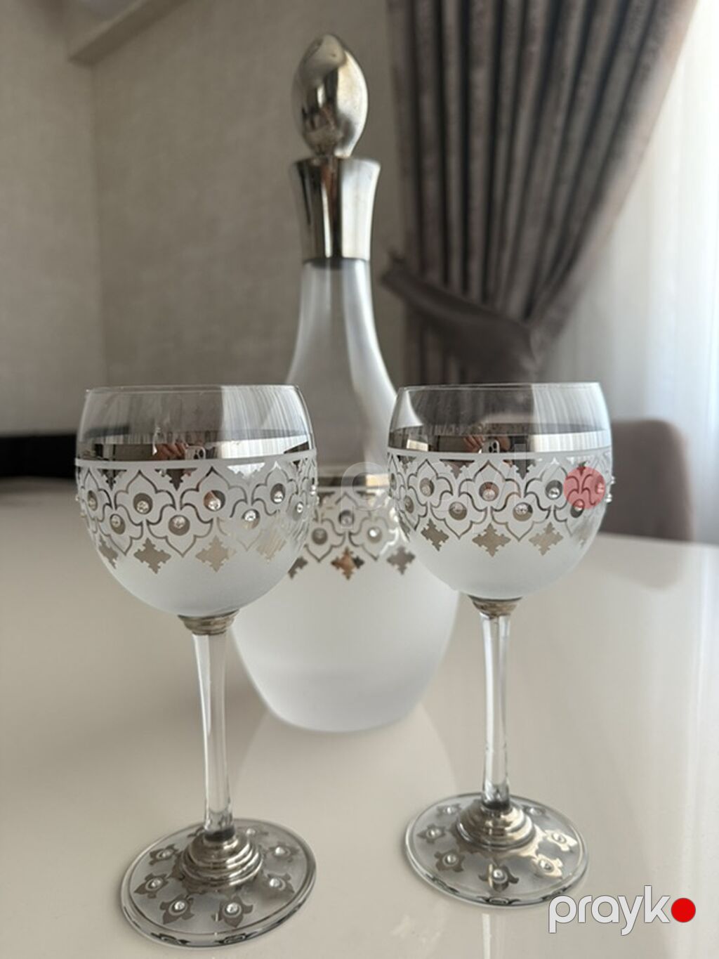 Rəng - Gümüşü, Şüşə, 7 — Süfrə qabı, Masazır (2)