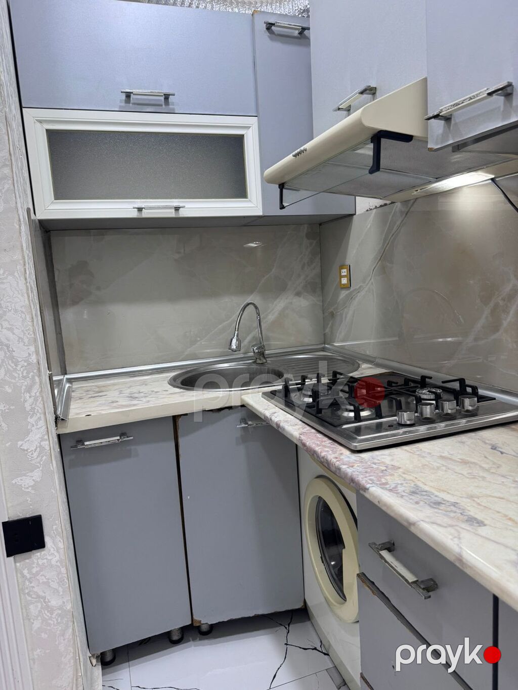 2 otaqlı ev kirayə verilir 1 ci mərtəbə tam təmirli kv47 paltar yuyan — Mənzil, Bakı (6)