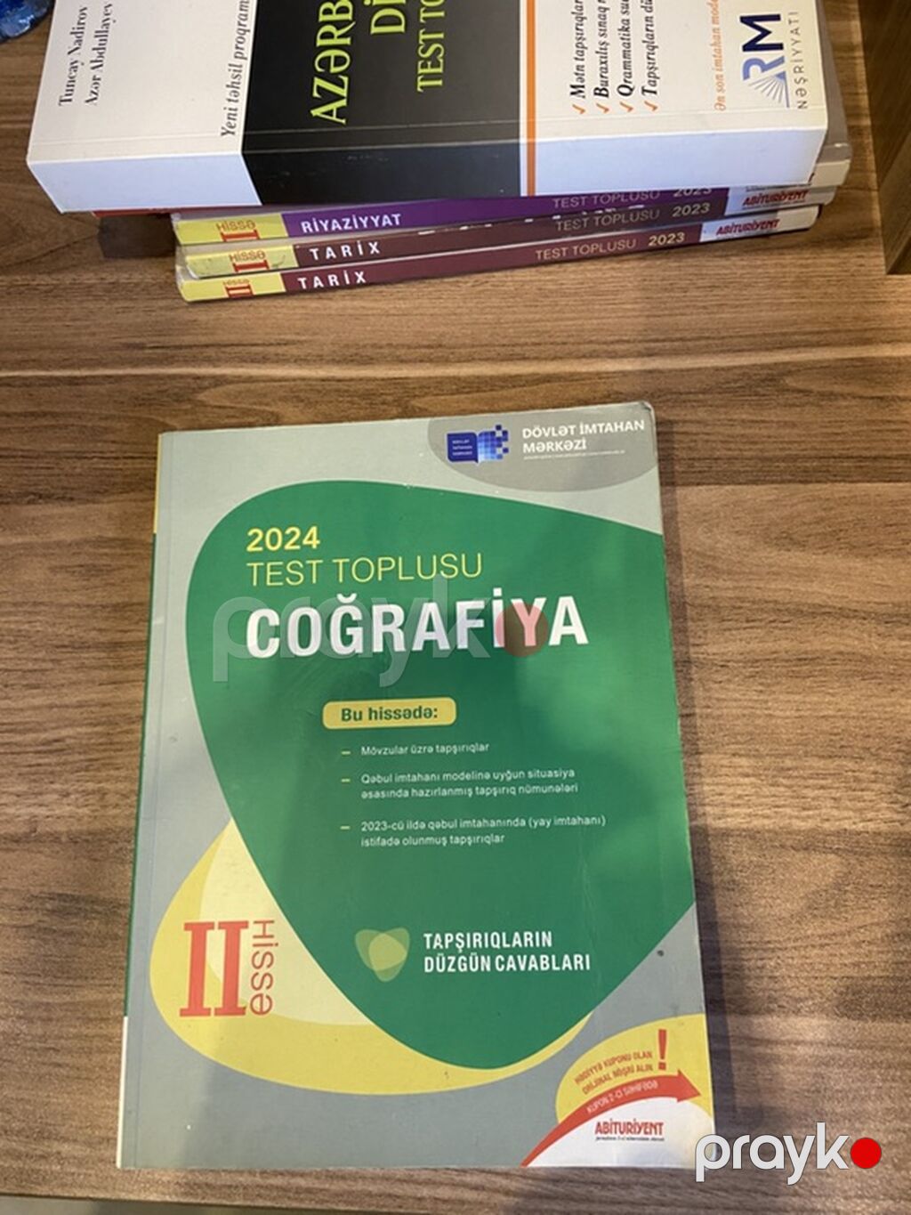 Hər ikisi 10 manat Məhsul: Coğrafiya test toplusu kitabları (DİM) — Kitablar, Bakı (2)