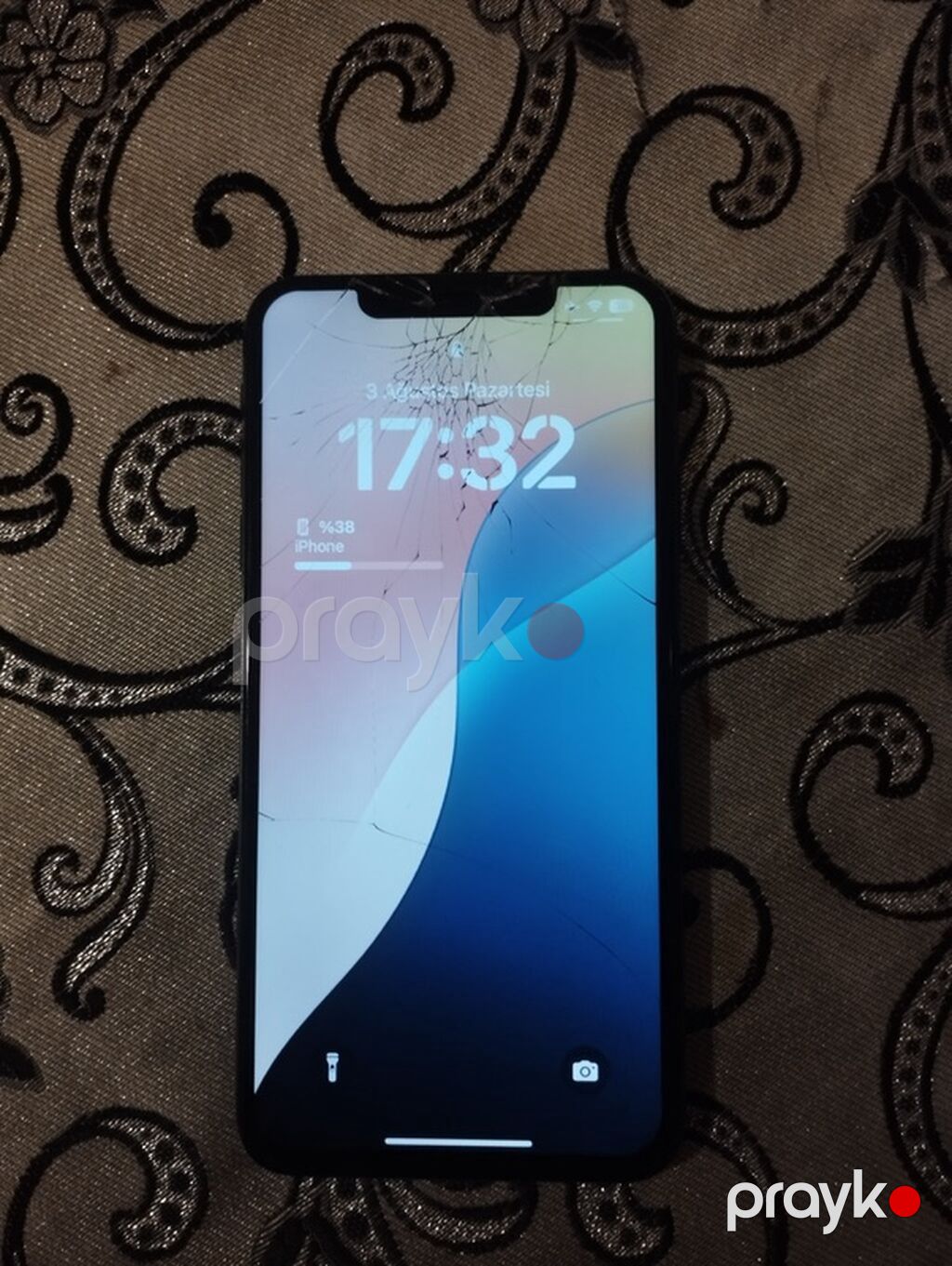 IPhone Xs Max, 64 GB, Space Gray, Qırıq — Apple iPhone, Bakı (2)