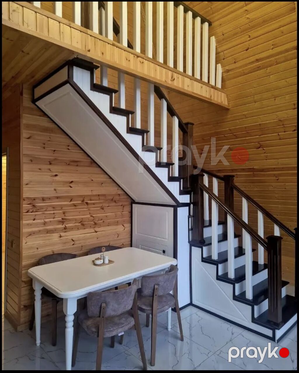 A‑frame üslubunda taxta kottec – şəxsi həyətyanı sahə və hovuzla — Ev, villa, Şəki (7)