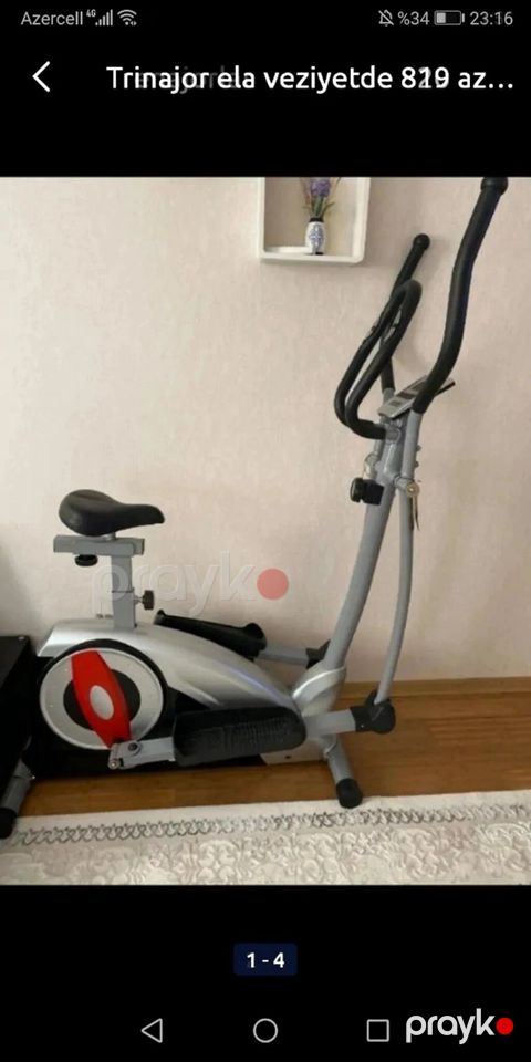 Elliptik trenajor – velotrenajor və stepper funksiyalarını birləşdirən — Digah