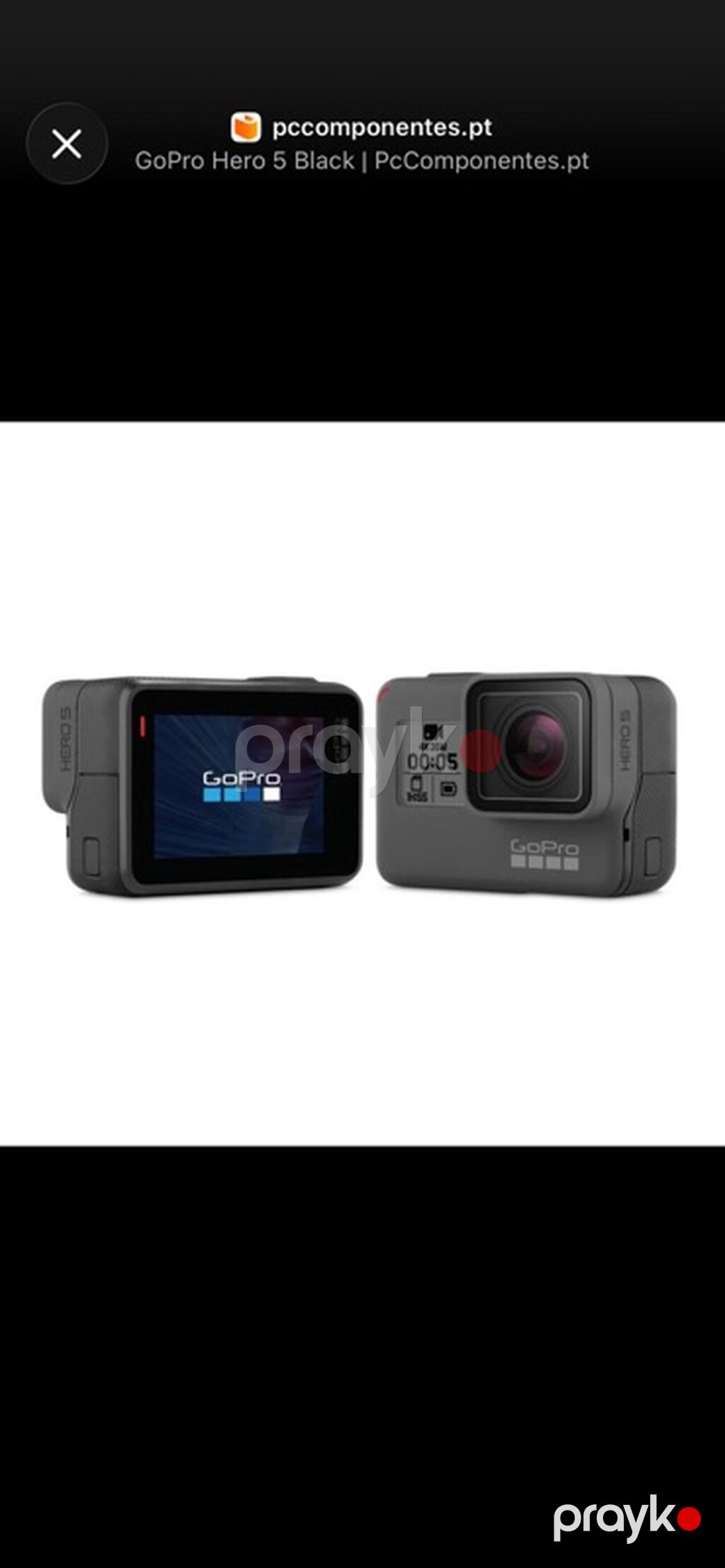 GoPro HERO5 Black action kamera + əl tutacağı - 2 düymlük toxunma — Video kamera, Pirəkəşkül (5)