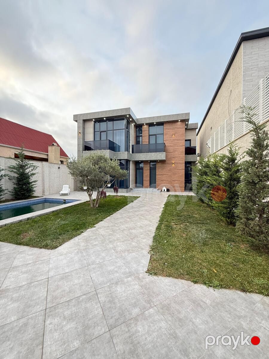 Satılır 4 otaqlı həyət evi/bağ evi 250 m² — Ev, villa, Bakı (3)