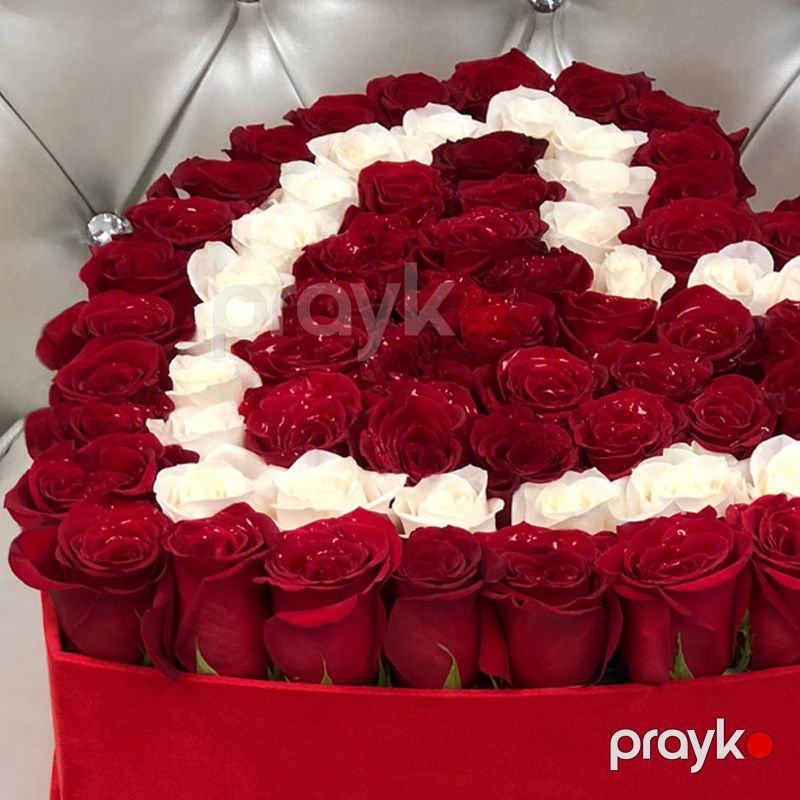 Qızılgüllərdən Ürək - code:5039 — Bitkilər, Bakı (2)