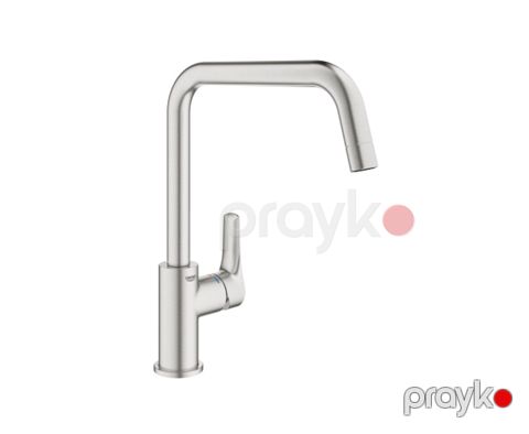 Grohe Eurosmart 30567DC0 SuperSteel – Təkqollu mətbəx qarışdırıcısı 1/2" — Bakı