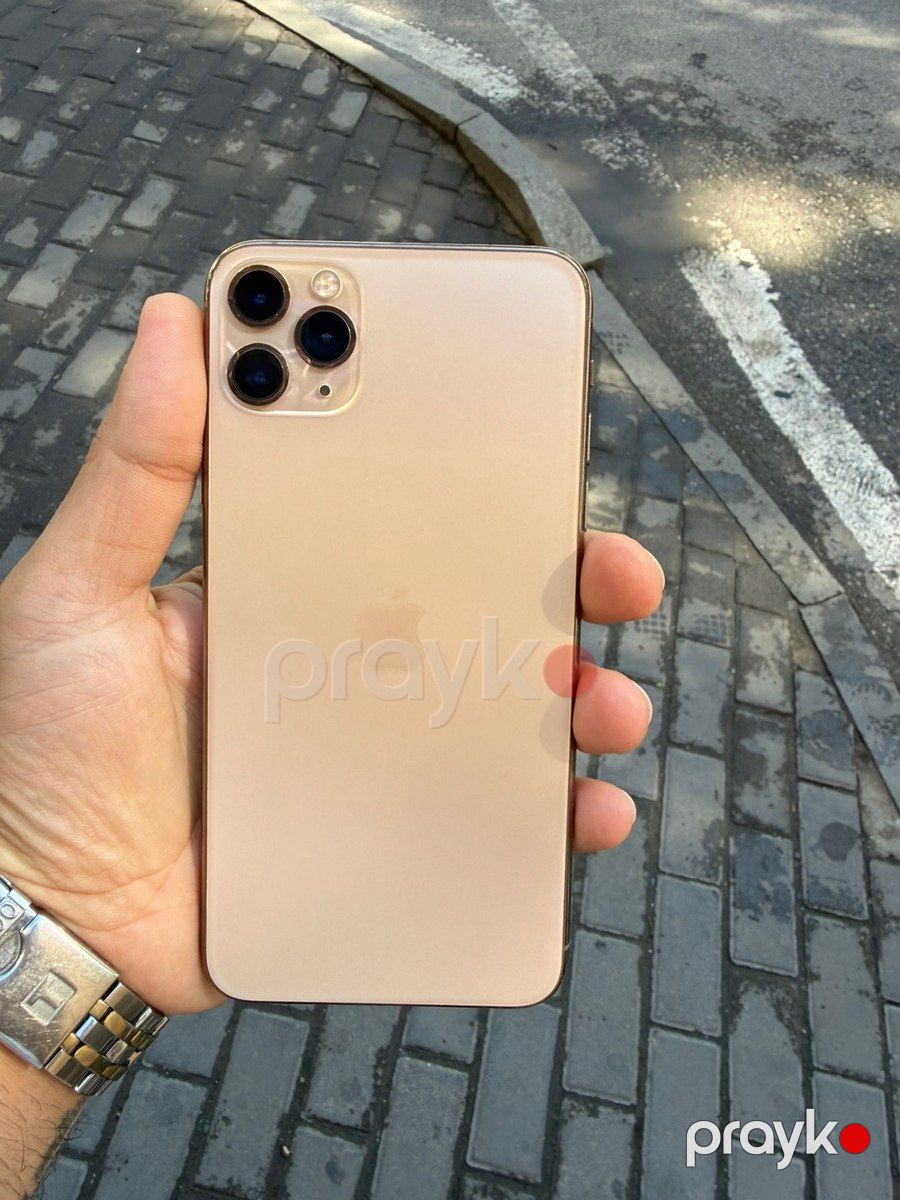 Apple iPhone 11 Pro Max Gold 256GB/4GB — Smartfonlar, Bakı (2)