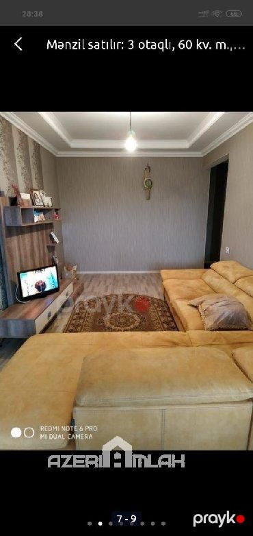 Satılır 3 otaqlı mənzil Binəqədi rayonu Bakı şəhəri, Gənclik, Azadlıq Prospekti — Mənzil, Bakı (2)