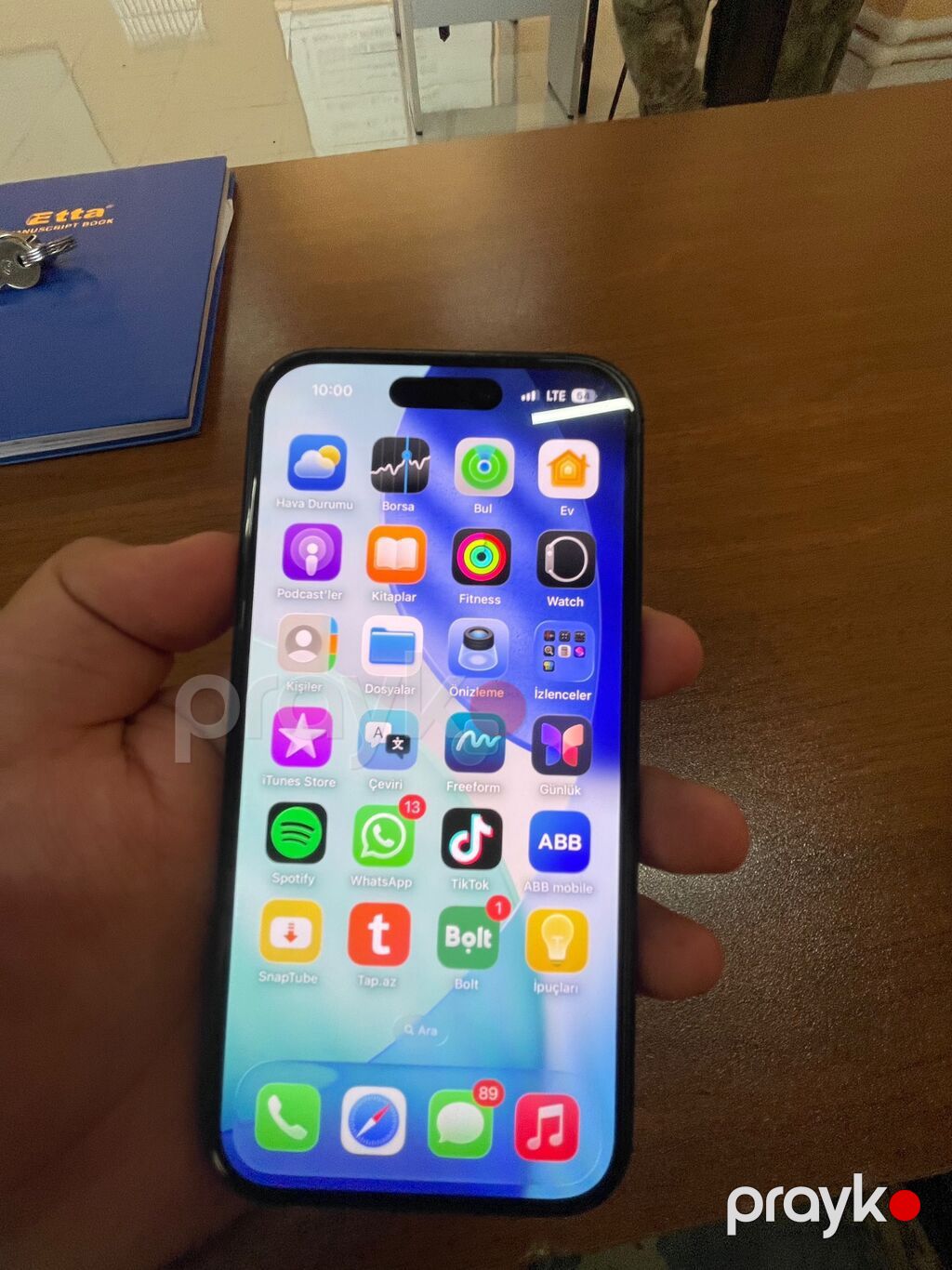 IPhone 15, 128 GB, Black Titanium, Simsiz şarj — Apple iPhone, Pirəkəşkül (5)