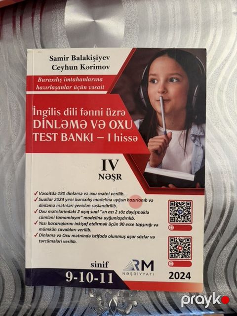 İngilis dili Testlər 9-cu sinif, RM, 1-ci hissə, 2024 il — Bakı
