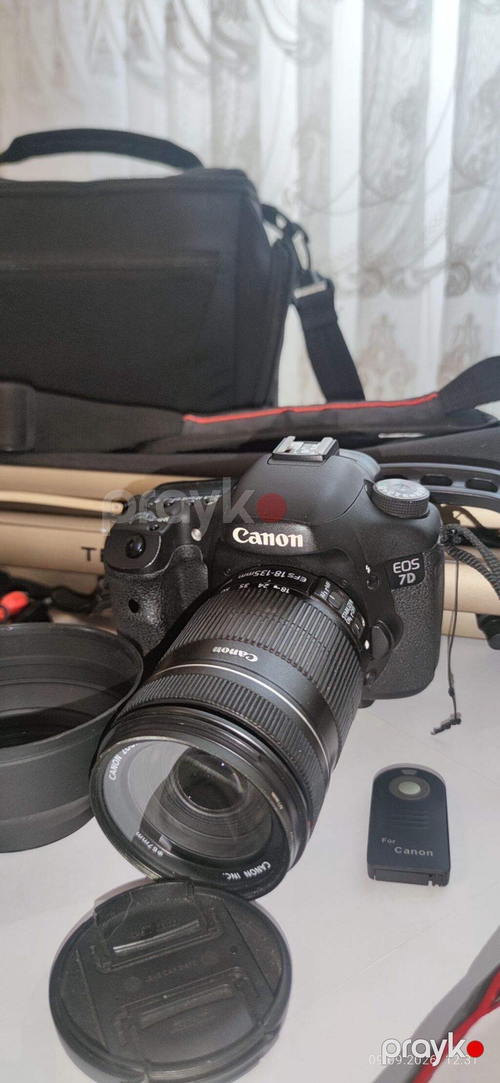 Fotoqrafiya dəsti – Canon EOS 7D + aksesuarlar Paketin tərkibi — Fotoaparat, Bakı (10)