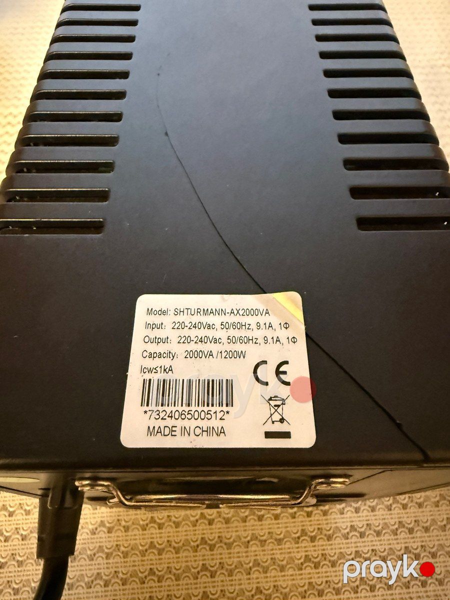 Shturmann AX2000VA UPS fasiləsiz enerji təchizatı — Periferik cihazlar, Bakı (5)