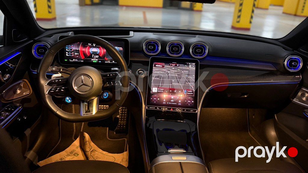Mercedes C 63 AMG S E Performance, 2.0 L, 6 kWh, 2023 il, 20 000 km — Avtomobillər, Bakı (8)