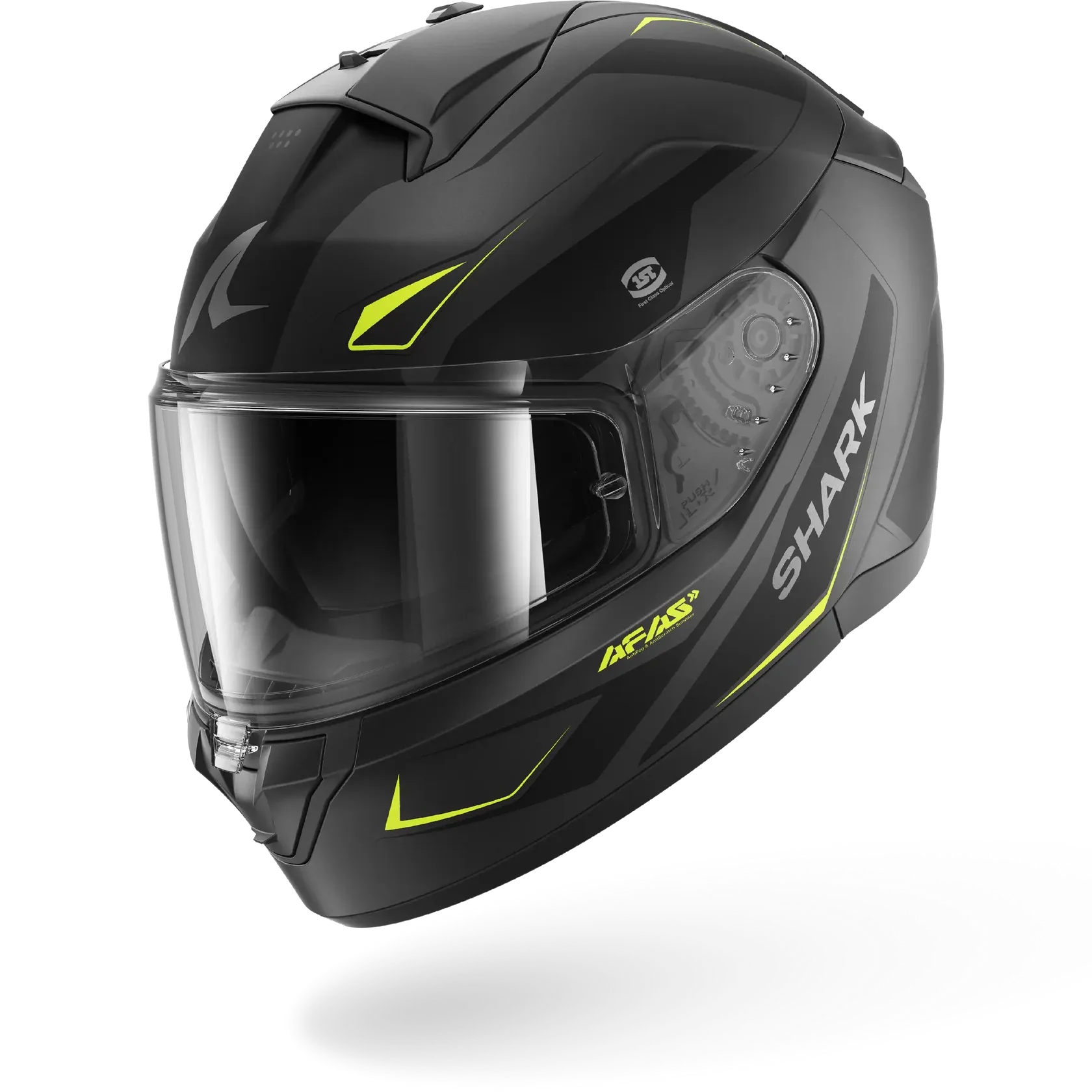 Dəbilqə Shark Rıdıll 2 Mekarıum Mat Anthracite Anthracite Yellow, XL (HE1117EAAYXL) — Bakı