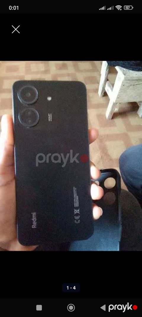 Redmi 13C, 128 GB, rəng - Qara, Sensor, Barmaq izi, İki sim kartlı — Bakı