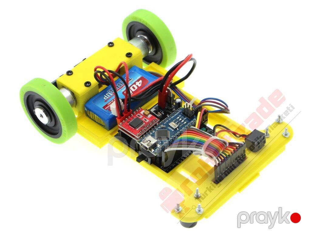 Kateqoriya: Robot Dəstləri Xətt İzləyən Robotlar Məhsul: GinBot — Oyuncaq figuraları, Bakı (2)