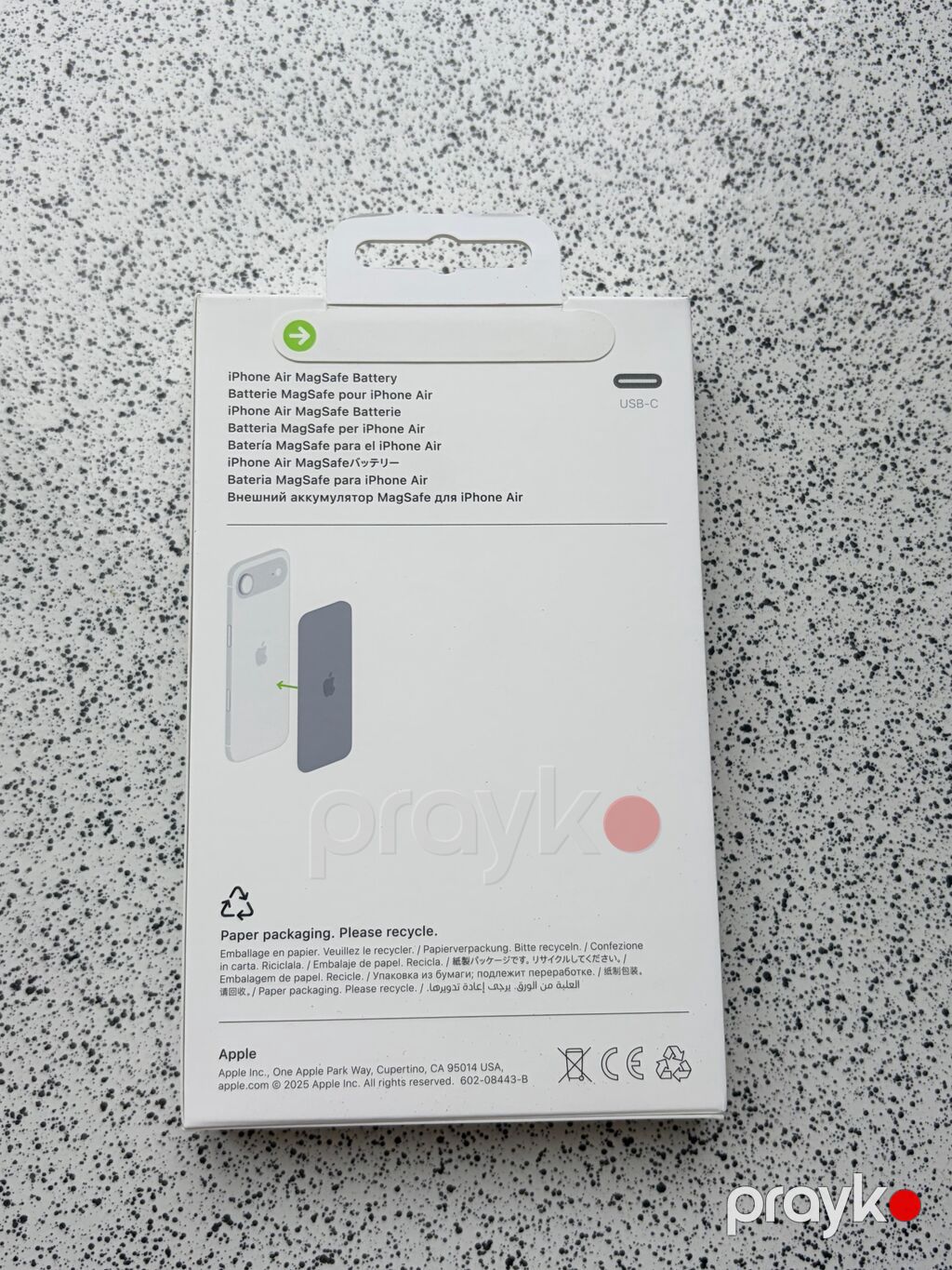 Məhsul: iPhone Air MagSafe Battery Təsvir: - Apple MagSafe — Smartfon ehtiyat hissələri, Fatmayı (2)