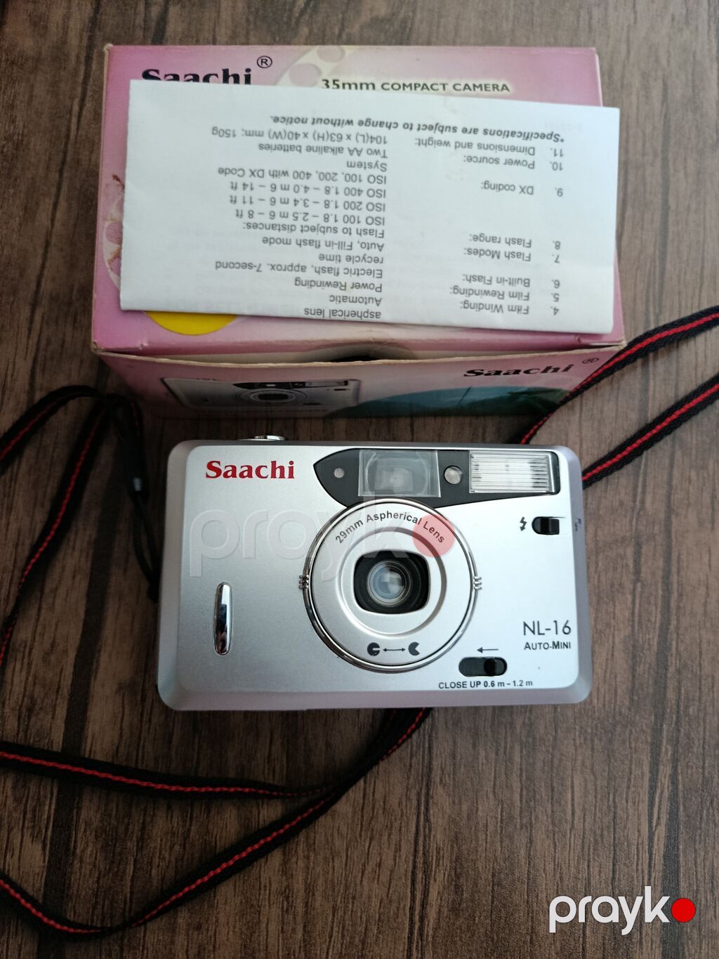 Saachi NL-16 35mm Kompakt Fotoaparat Xüsusiyyətlər: - 35mm film ilə — Fotoaparat, Gəncə (3)