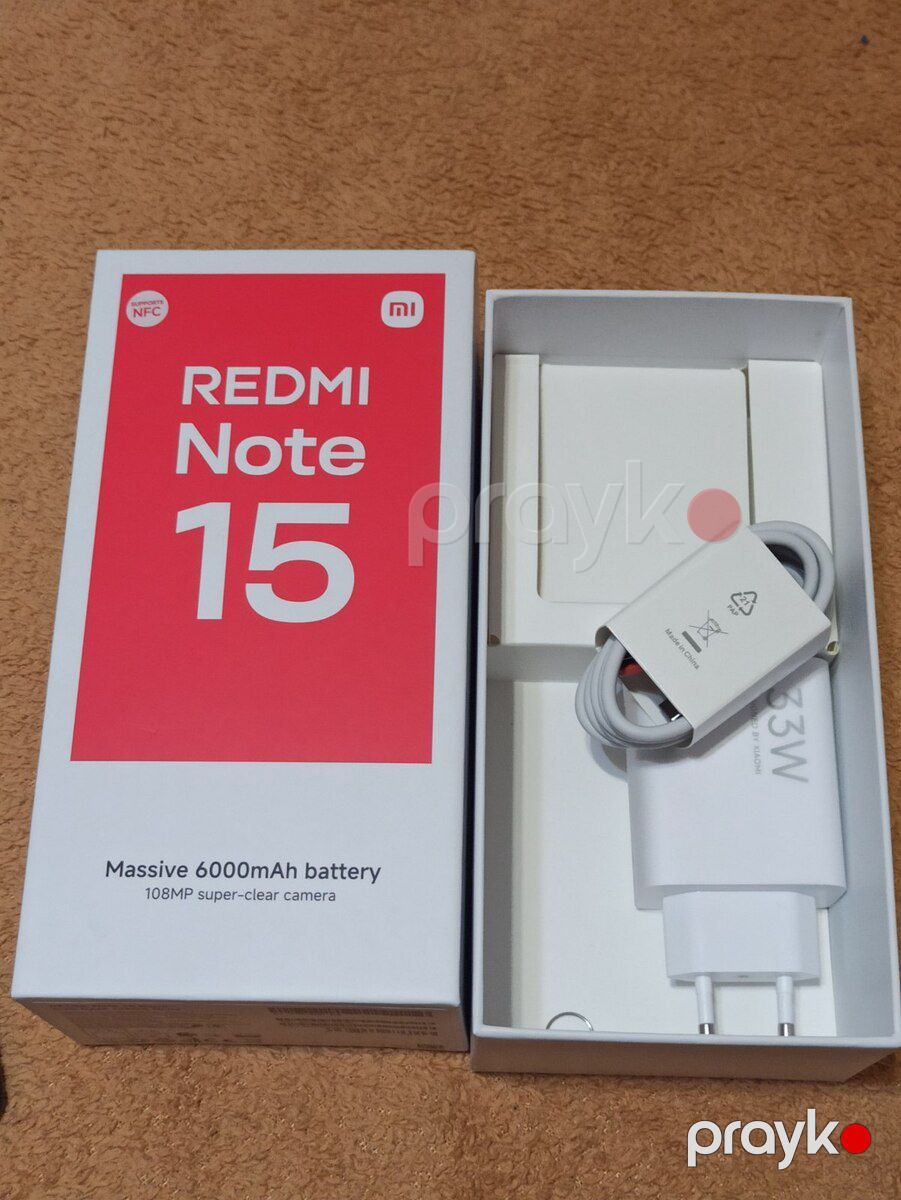 Xiaomi Redmi Note 15 Black 128GB/6GB — Smartfonlar, Bakı (4)