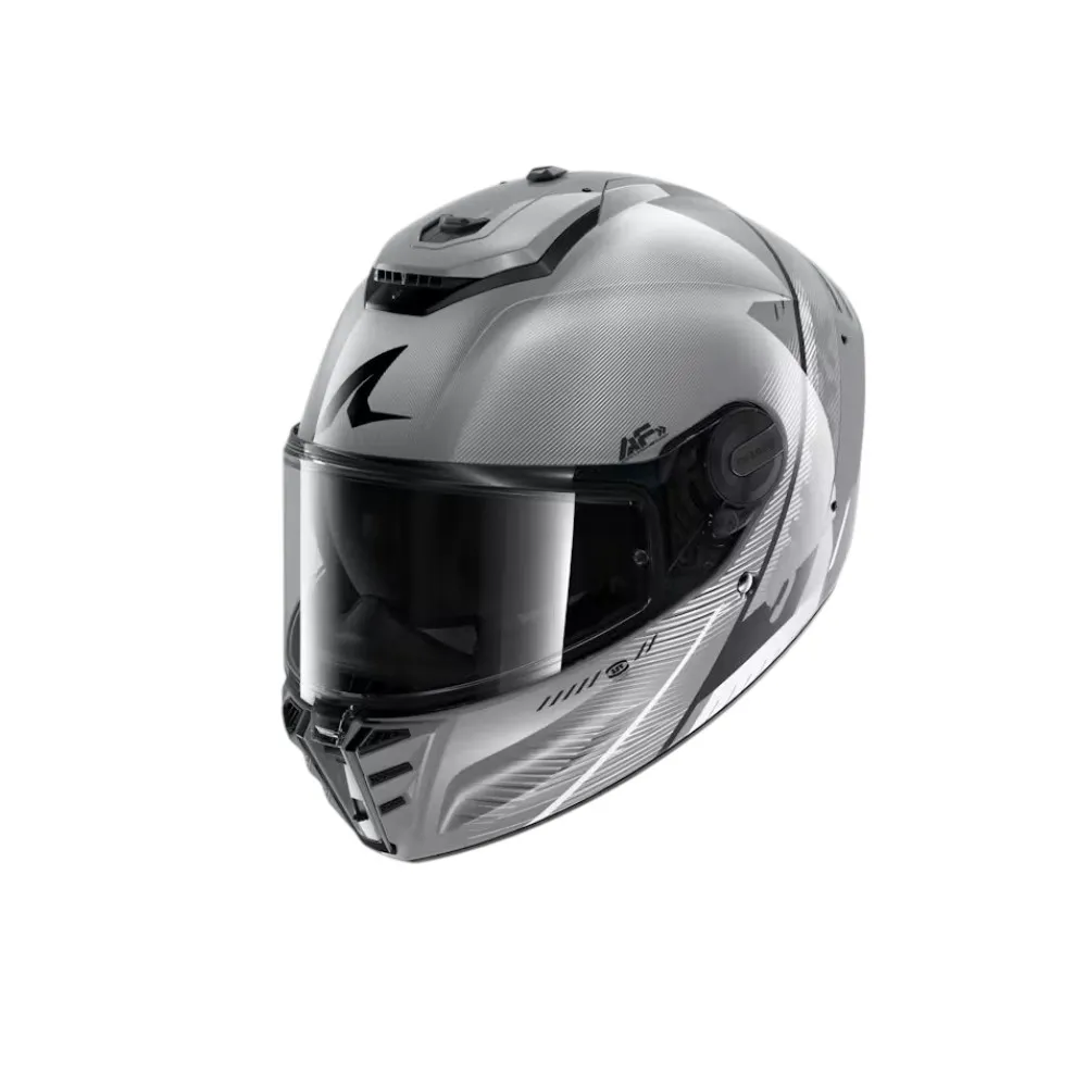 Dəbilqə Shark Spartan RS Peed-tech Silver White Black, XL (HE8122ESWKXL) — Bakı