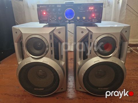 Sonashı səs sistemi + Hi-TEH BT-266 gücləndirici Komplekt: - 2 ədəd — Bakı