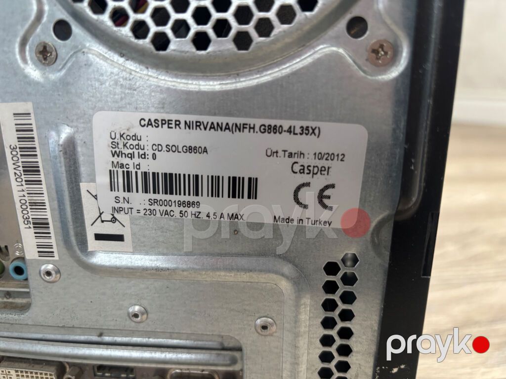 Casper kompüter dəsti satılır Korpus + monitor + klaviatura + — Masaüstü kompüterlər, Xırdalan (4)