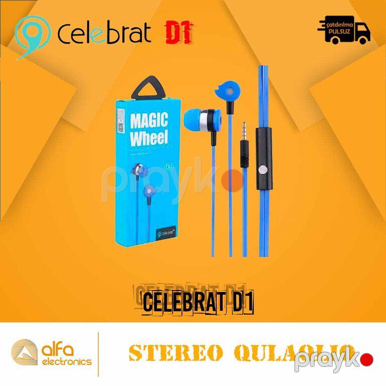 "Celebrat D1 Magic Wheel" Stereo qulaqlıq — Səs texnikası, Bakı (3)
