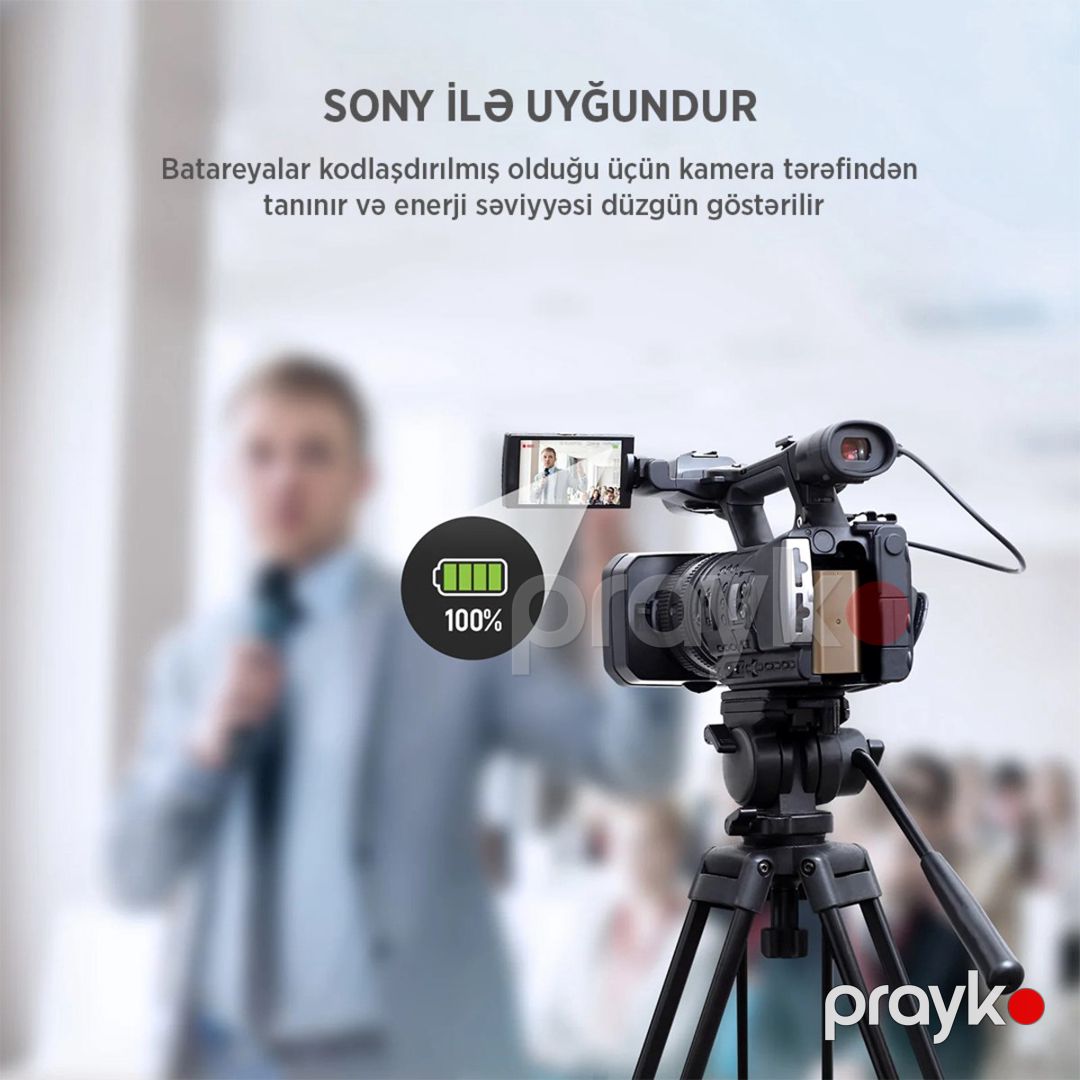 Neewer NP-F750 video işıqlar üçün Usb-c batareya — Foto və video texnikası, Bakı (4)